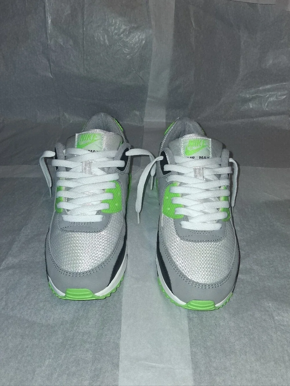 Nike Air Max 90 Retro Lime Recraft Sneakers , Men 8 = Women 9.5
